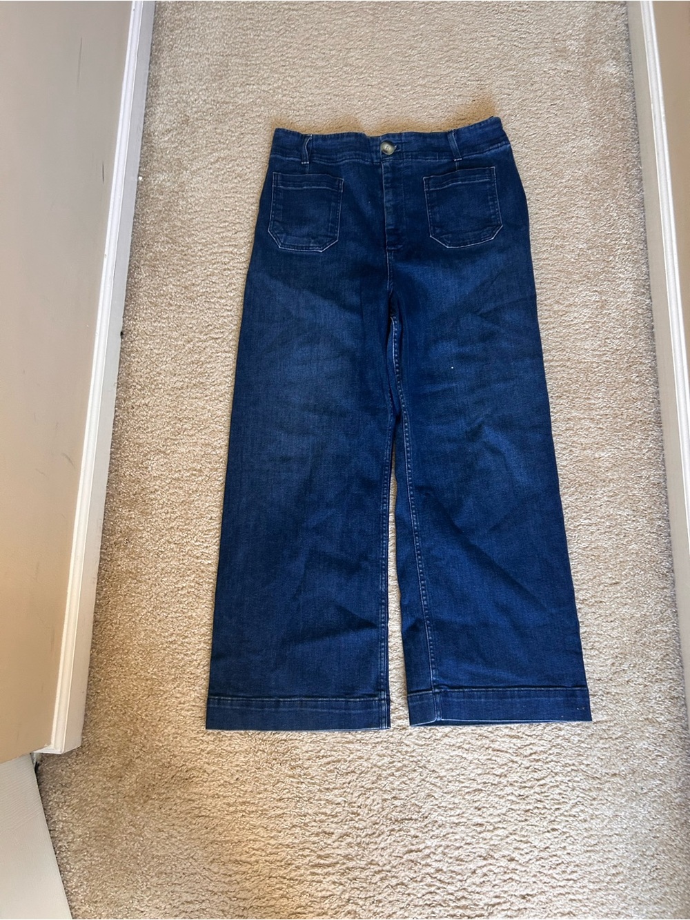 Anthropologie Pilcro skipper whide leg jeans size 32 - Picture 3 of 9